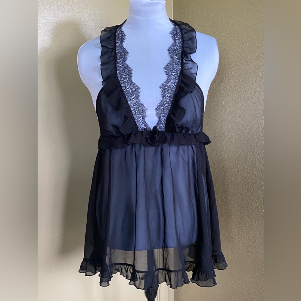 Victoria’s Secret Lace Sheer Short Baby Doll Lingerie